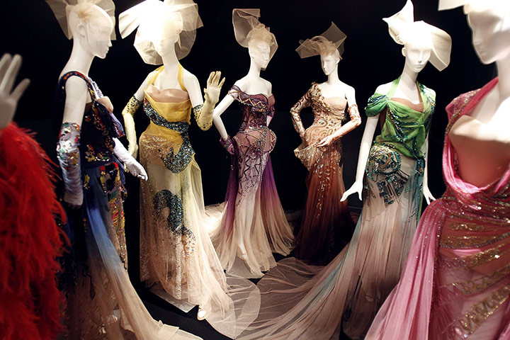 Dresses designed by John Galiano