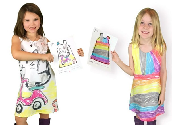 Marca de moda infantil permite que as crianças desenhem as estampas de seus vestidos stylo urbano -8
