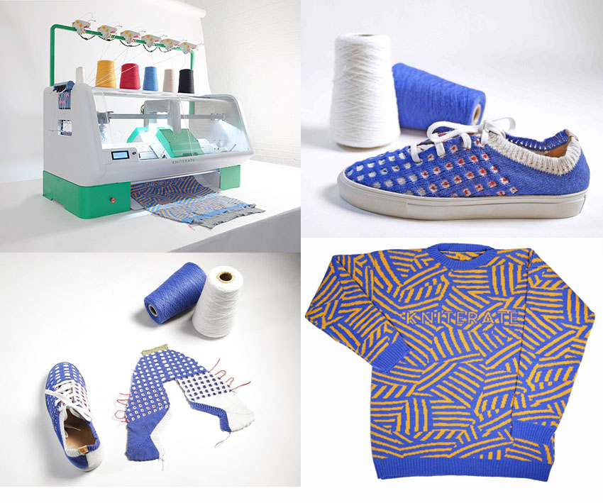 kniterate, a máquina de tricô digital que é uma impressora 3D para moda stylo urbano
