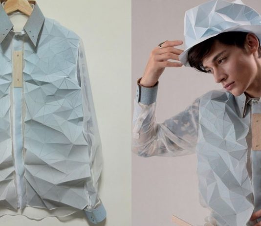Designers criam tecidos tridimensionais inspirados nas dobraduras de origamis
