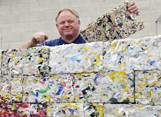 ByBlock é um tijolo ecológico feito de vários tipos de resíduos plásticos