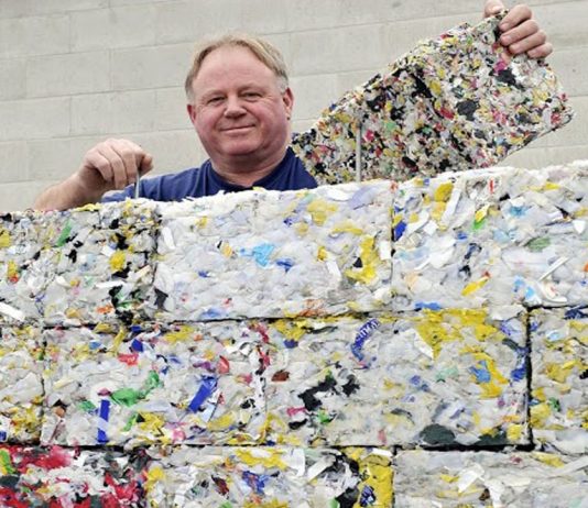 ByBlock é um tijolo ecológico feito de vários tipos de resíduos plásticos