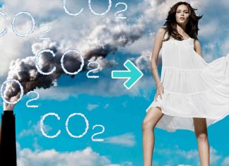 Em 2020, nossas roupas e acessórios serão feitos completamente de dióxido de carbono