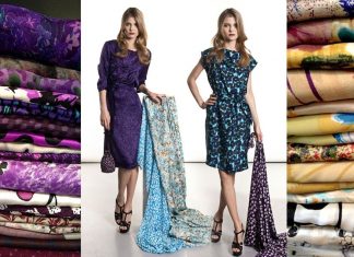 Charlotte Bialas cria coleções upcycling de tecidos estampados vintage dos anos 60/70