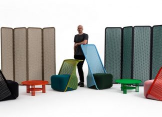 Designers criam móveis modernos com a tecnologia de tricô 3D da Nike
