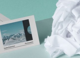 MOO recicla resíduos têxteis de algodão em belos cartões de visita