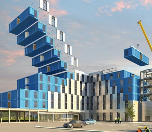 Arquitetura verde: uso de contêineres torna mais rápida e barata a construção de hotéis