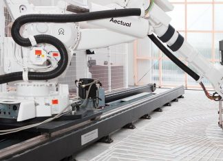 Empresa holandesa Aectual utiliza robô para impressão 3D de pisos