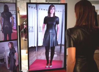 Sfiro é o primeiro provador inteligente que permite ver como a roupa se encaixa em diferentes ângulos