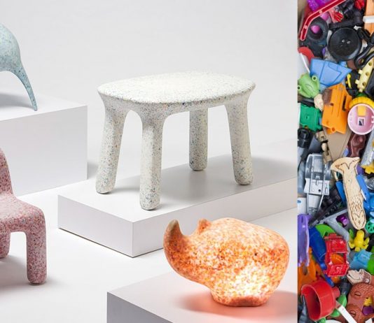 ecoBirdy transforma velhos brinquedos de plástico em belos móveis e objetos