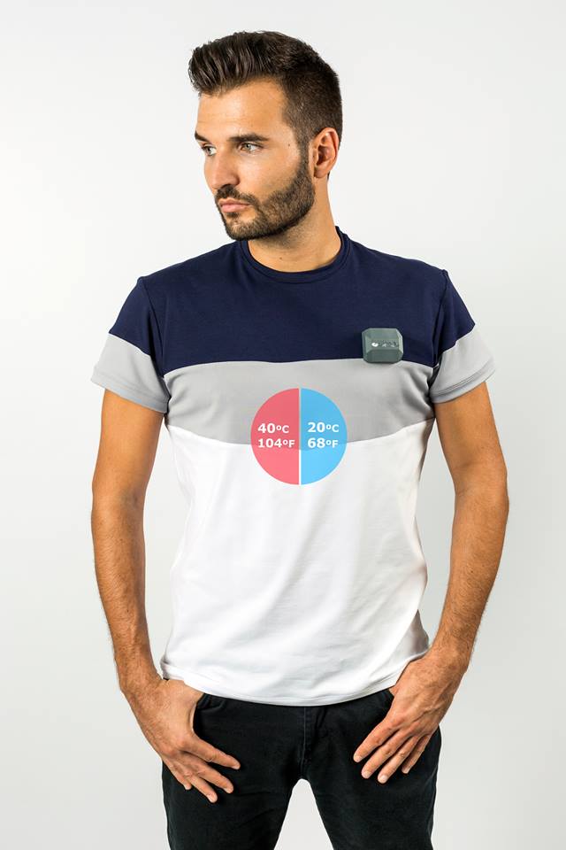 Wendu cria camiseta termorreguladora que se aquece ou esfria via smartphone stylo urbano