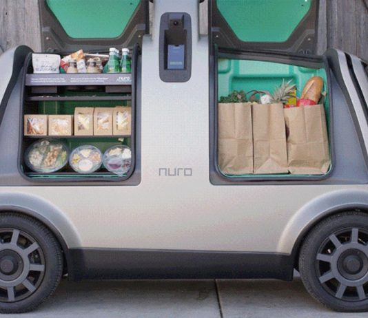 Udelv e Nuro lançam vans de auto-condução para entrega de mantimentos