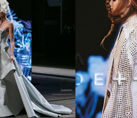 Matea Benedetti lança a primeira coleção de Eco Couture utilizando laminado de maçã