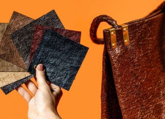 Malai, novo material vegano feito de fibra de bananeira e água de coco