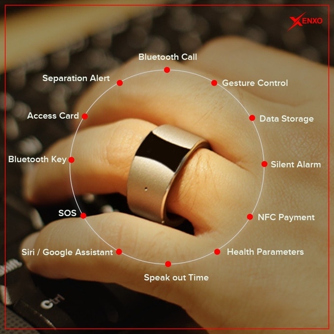 Anel inteligente Xenxo S-Ring faz e recebe ligações além de realizar pagamentos stylo urbano
