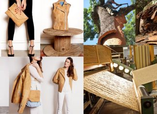 Marcas de moda vegana utilizam o durável e sustentável tecido de cortiça