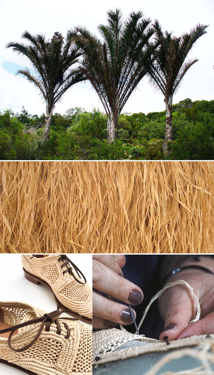Da folha da palmeira ao sapato de verão: a confecção artesanal dos sapatos de ráfia stylo urbano