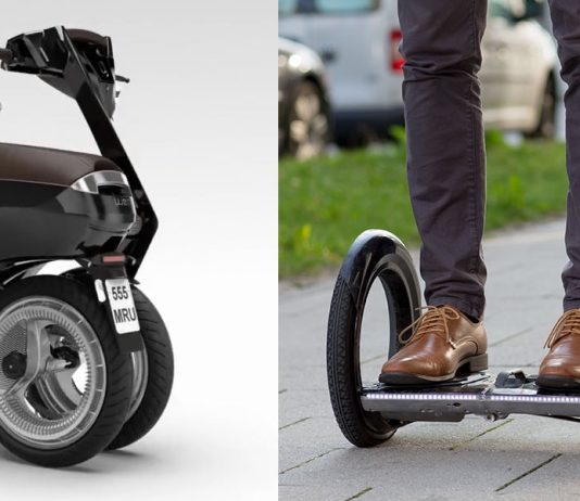 UrmO e Ujet, veículos elétricos dobráveis para transporte individual urbano