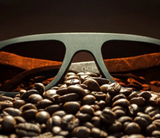Ochis Coffee, o primeiro óculos de sol feito de resíduos de café