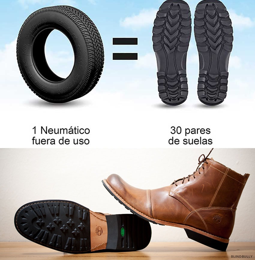 Tecnologia de reciclagem DeLink transforma pneus usados ​​em solas de sapato stylo urbano
