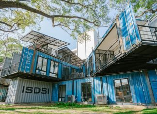 Arquitetura sustentável – Campus universitário na Tailândia é construído com contêineres velhos