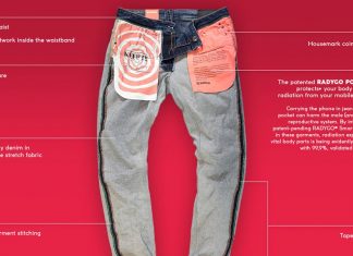 Conheça o jeans inteligente que protege da radiação do celular