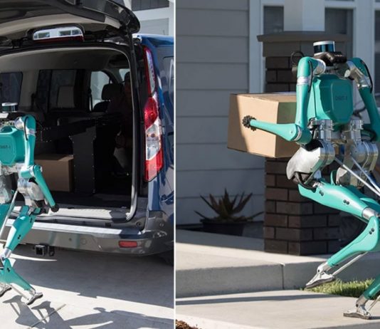 Ford desenvolve robô dobrável que entrega pacotes em domicílio