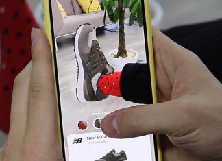 Realidade aumentada permite experimentar sapatos antes de fazer uma compra