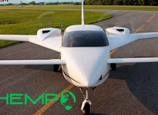 Empresário cria o primeiro avião de cânhamo alimentado por biocombustível de cânhamo