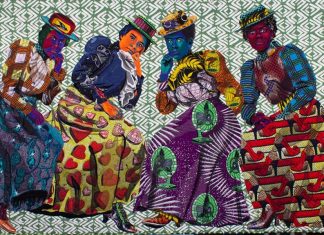 Artista cria belos retratos de patchwork de figuras negras