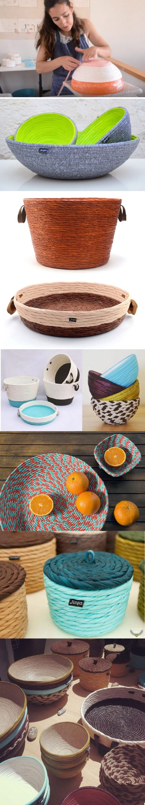 Jinja produz objetos de decoração a partir do desperdício têxtil 2