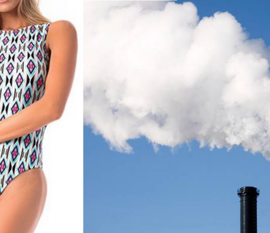 Vestido com CO2 – fibras têxteis elásticas feitas de dióxido de carbono