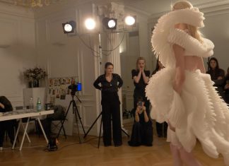 Técnicas contemporâneas de alta costura em Iris van Herpen