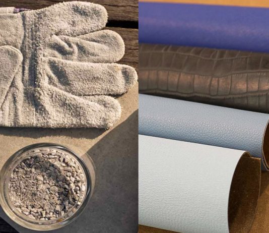 Recyc Leather é um couro reconstituído feito dos resíduos da fabricação de luvas de couro