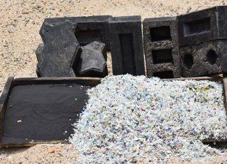 Indianos desenvolvem tijolo ecológico feito de areia reciclada + resíduos de plástico