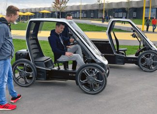 Bio-Hybrid é um veículo elétrico com pedal nas versões passageiro e carga