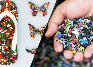 Marca de calçados Tlejourn cria produtos criativos com resíduos reciclados do oceano