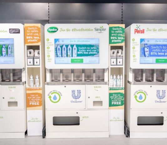 Estações de recarga para produtos de uso diário, ajudam a diminuir o lixo plástico