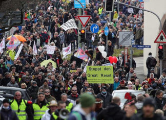 Protestos massivos anti-lockdown em todo mundo são ignorados pela grande mídia