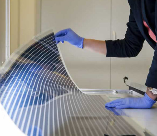 As películas finas, flexíveis e ultraleves da Sunew capturaram qualquer luz e as converte em energia