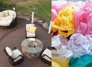 Empresa recicla toneladas de sacolas plásticas num composto que substitui a madeira