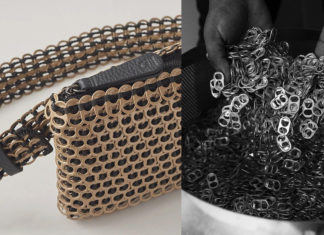 Esta bolsa de grife de US$ 500 é feita de lacres de latinhas de alumínio