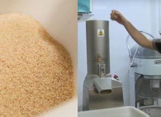 O moedor Crumbler recicla pão velho em farinha para reduzir o desperdício de alimentos