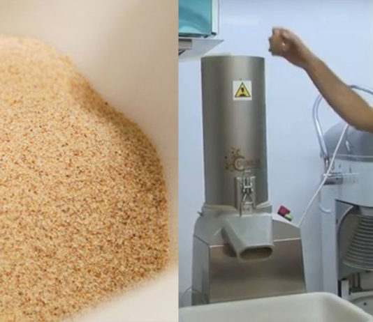 O moedor Crumbler recicla pão velho em farinha para reduzir o desperdício de alimentos