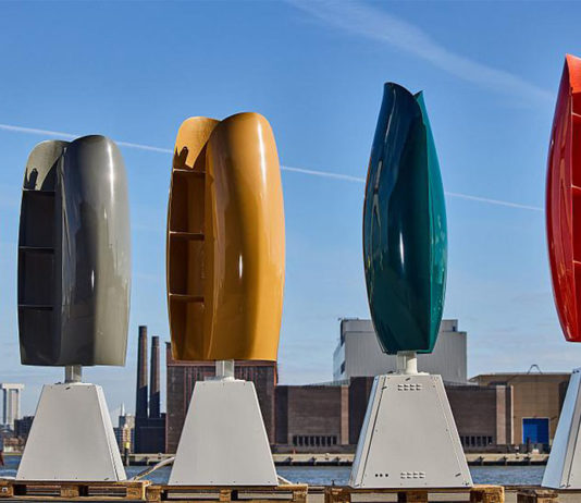 Além de produzir energia eólica as “turbinas de tulipa” são uma forma de ecoarte