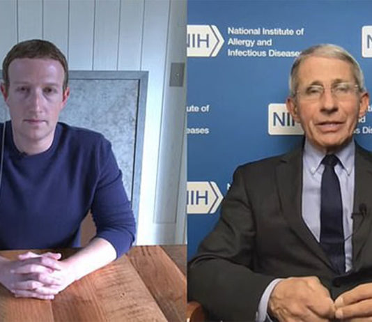 Dr. Anthony Fauci conspirou com Mark Zuckerberg para impulsionar a histeria pandêmica