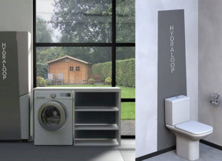 Hydraloop é um sistema doméstico de reciclagem de água que economiza milhares de litros por ano