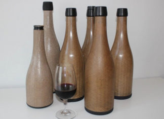 Garrafa de linho é uma alternativa ecológica para vinhos, cervejas e destilados