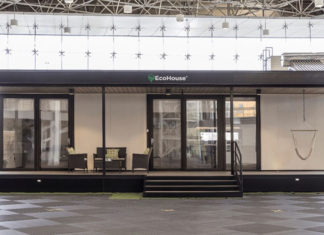 Ecohouse oferece casas sustentáveis feitas de painéis modulares reciclados