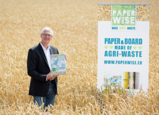 PaperWise produz papel e cartão feitos de resíduos agrícolas
